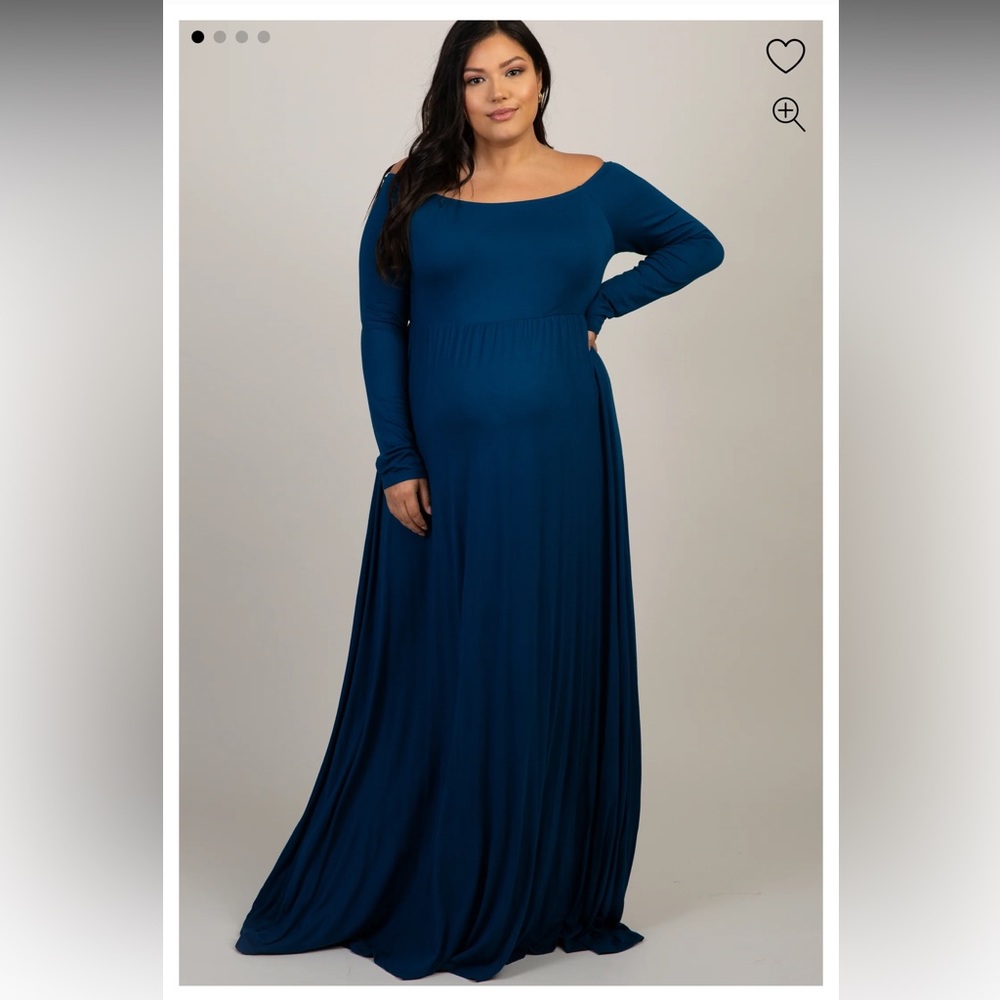 Pink blush maternity dress